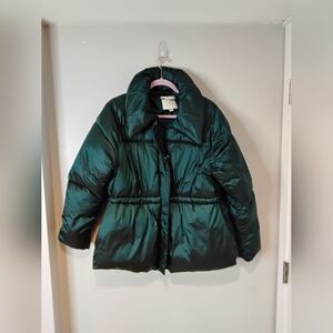 A New Day Teal Puffer Jacket